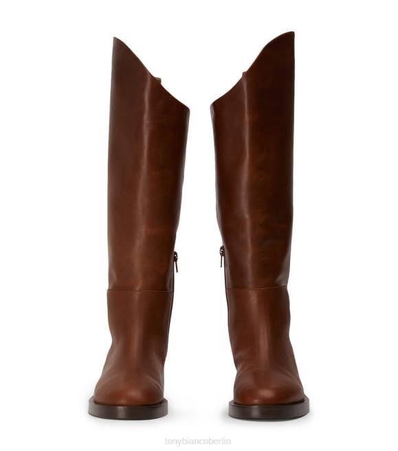 kniehohe Stiefel| de Tony Bianco Frauen Tyler-Kalbsstiefel Cognac 4624412